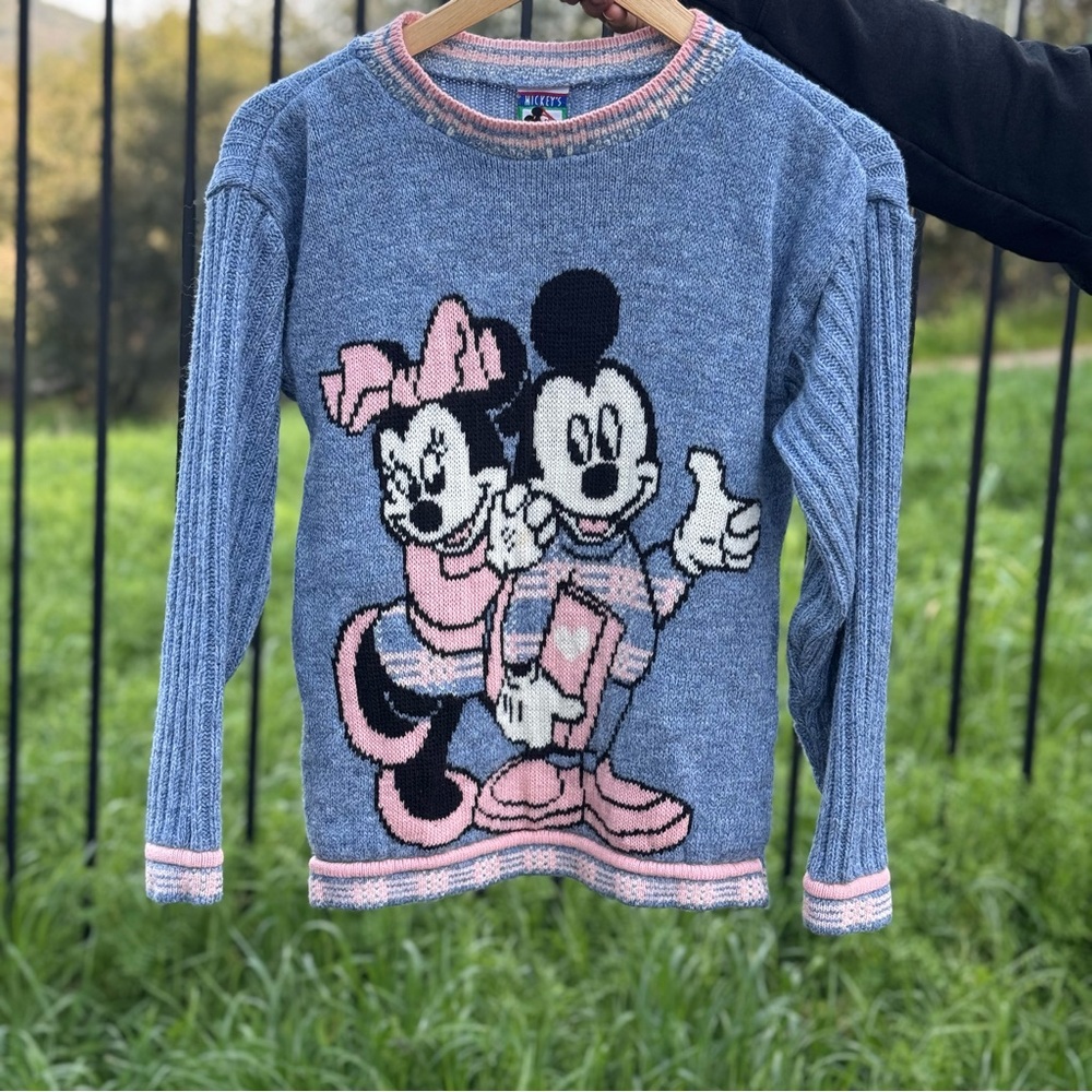 Vintage 80’s Mickey’s Stuff For Kids Sweater by Jet Set Large 10/12